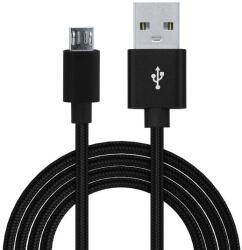 Spacer Cablu de date Spacer, USB 2.0 (T) la Micro-USB 2.0 (T), braided, retail pack, 1.8m, Negru (SPDC-MICRO-BRD-BK-1.8)