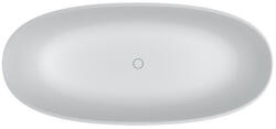 RIHO OVAL matt fehér solid surface szabadonálló kád 175x80 (B152001105)