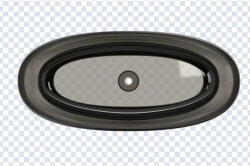 RIHO OVAL solid surface szabadonálló kád 160x72 frosted smoke színben (B129003F01)