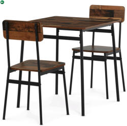 Artium 2 személyes old wood MDF étkezőgarnitúra 70x70x76 cm - AUT-O2121 OLW2