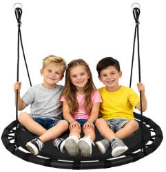  Gyermek hinta max 150 kg teherbírás, Gólyafészek hinta 100 cm fekete