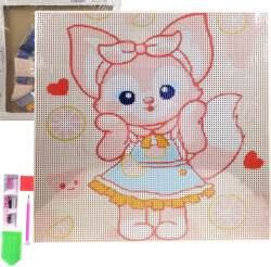 Malatec Kreatív gyémántszemes hímző szett - Anime kép 30*30cm