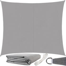 Gardlov Napellenző vitorla 3x2m, téglalap alakú 120g/m2 sűrűség - szürke
