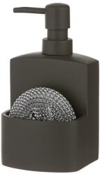 Ladelle Тъмносив диспенсер за сапун от полиресин 250 ml Essentials - Ladelle (80285)