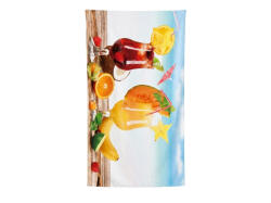  Prosop de plaja XXL cu uscare rapida DRINKOZA colorat 150 x 210 cm, 100% microfibra Prosop
