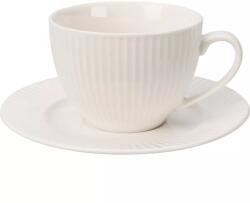 Gastro Ceașcă de cafea cu farfurioară Gastro, design striat, capacitate 0, 24 l, înălțime 156 mm, diametru 75 mm