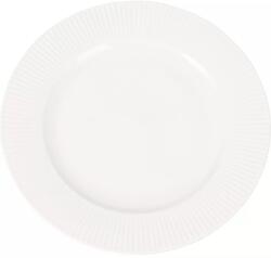 Gastro Farfurie întinsă Gastro, albă, design striat, diametru 270 mm