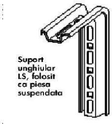 Elvan Suport unghiular de sprijin L-400mm (10LS-40/PG)
