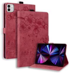  ART BLOSSOM Husă tip carte pentru Honor MagicPad 4 roșie