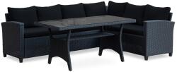 Klubfotel Kerti bútor garnitúra STOCKHOLM - fekete