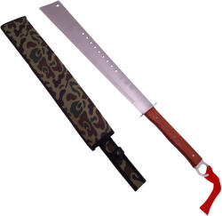 DEPOX Sabie de vanatoare DEPOX®, Lords Hobby, maner lemn, 68 cm, teaca inclusa (0935)
