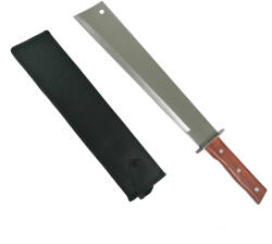 DEPOX Sabie de vanatoare DEPOX®, otel inoxidabil, argintiu, Wood Blade, 70 cm (0936)