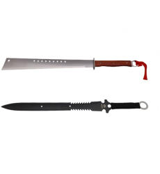 DEPOX Set doua sabii de vanatoare, DEPOX®, 68 cm, teaca inclusa (0937)