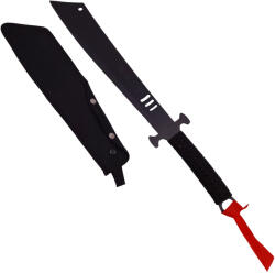 DEPOX Maceta de vanatoare, Asian Level, 57 cm, otel inoxidabil, teaca inclusa, negru (0938)