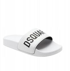 Dsquared2 Fehér Papucs Fekete Logóval A 33-34 3DA Övön (DQ0610)
