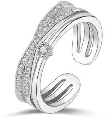  Anell kristályos gyűrű whitegold (állítható méret)