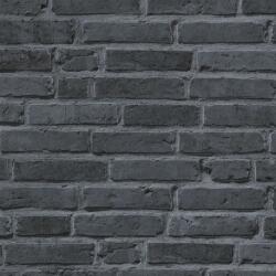 As Creation Tapet lavabil caramida neagra-gri