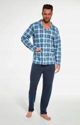 Cornette 114/64 - Férfi cipzáras pizsama - farmer kék (PM-114-XXL-625010)