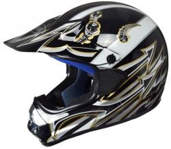 Awina Casca cross ATV, Awina TN-8686-31, culoare negru gri, marime L (AJ0325) - mxenduro