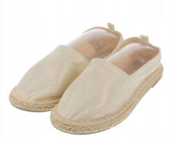 Even&Odd Even Odd Női Bézs Espadrilles Nyári Bebújós 38-AS (3242)