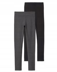 Name it Fekete És Szürke Sima Lány Leggings 2 Pack 122/128 6CA
