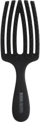 Olivia Garden Club Accesorii THE NOMAD - Detangling & Shine Fingerbrush Black Perie Par ă