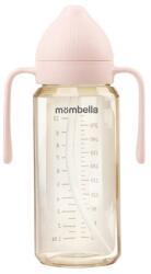 Mombella Biberon Anti-colici Mombella Classic PPSU, 300 ml, cu Tetină Silicon L - Flux Rapid (6-9 Luni) - Old Rose (M01836)