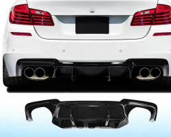  BMW 5-ös sorozat F10 F11 M5 style dupla kipufogós diffúzor lakk fekete (477767)