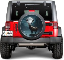 AVEX Set 5 stickere autoadezive Tuning, model "Racing Stripes V1", dimensiune 190 cm, culoare Neagra (TUNING-09)
