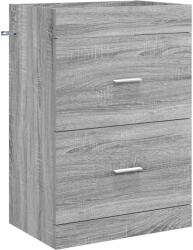 vidaXL Dulap sub chiuveta pentru baie Sonoma gri 56 x 37, 5 x 81 cm GartenMobel Dekor (890709)