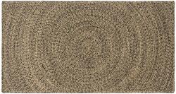 vidaXL Covoare de zona Natural si Negru 100 x 200 cm Iuta GartenMobel Dekor (42010623) Covor