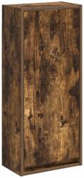 vidaXL Chiuveta de baie suspendata Stejar fumuriu 35 x 20 x 81 cm GartenMobel Dekor (890764)