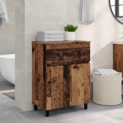 vidaXL Unitate Vanity pentru Baie Lemn vechi 60 x 35 x 80 cm GartenMobel Dekor (889423)