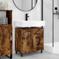 vidaXL Unitate Vanity pentru Baie Stejar fumuriu 60 x 35 x 60 cm GartenMobel Dekor (889410)