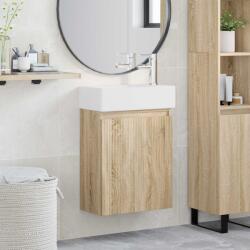vidaXL Unitate de baie cu robinet Stejar Sonoma 45, 5 x 22, 5 x 84 cm GartenMobel Dekor (889453)