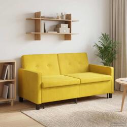 vidaXL Pat canapea Galben Tesatura GartenMobel Dekor (42033359) Canapea