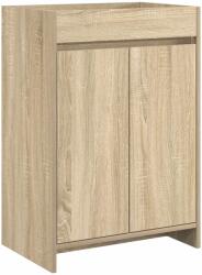 vidaXL Dulap sub chiuveta pentru baie Stejar Sonoma 56 x 37, 5 x 81 cm GartenMobel Dekor (890778)