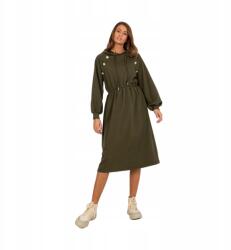 RELEVANCE Ruha Női Khaki Sima Casual Alkalmi MIDI Alkalmi Unisize (2016103303014)