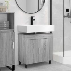 vidaXL Unitate Vanity pentru Baie Sonoma gri 60 x 35 x 60 cm GartenMobel Dekor (889401)