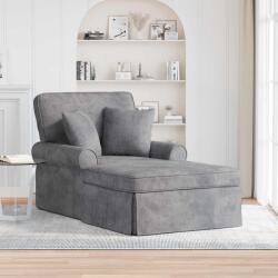 vidaXL Chaise Lounge cu fusta Gri deschis 157 x 91 x 91 cm ARES GartenMobel Dekor (42022957)