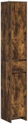 vidaXL Dulap de Baie Stejar fumuriu 30 x 33 x 190 cm Lemn prelucrat GartenMobel Dekor (890756)