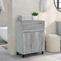 vidaXL Unitate Vanity pentru Baie Sonoma gri 60 x 35 x 80 cm GartenMobel Dekor (889421)