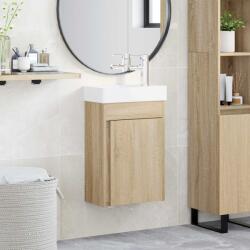 vidaXL Unitate de baie cu robinet Stejar Sonoma 40, 5 x 22, 5 x 62 cm GartenMobel Dekor (889523)