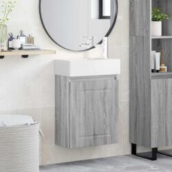 vidaXL Unitate de baie cu robinet Sonoma gri 45, 5 x 22, 5 x 84 cm GartenMobel Dekor (889517)
