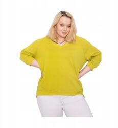 Basic Feel Good Női Pamut Pulóver Világoszöld Alkalmi 2XL (2016102878209)