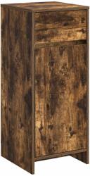 vidaXL Dulap de Baie Stejar fumuriu 35 x 36, 5 x 85 cm Lemn prelucrat GartenMobel Dekor (890748)
