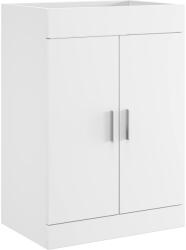vidaXL Dulap sub chiuveta pentru baie Alb 56 x 37, 5 x 81 cm GartenMobel Dekor (890680)