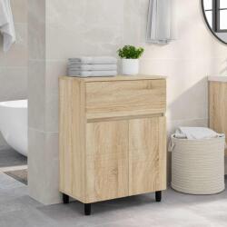 vidaXL Unitate Vanity pentru Baie Stejar Sonoma 60 x 35 x 80 cm GartenMobel Dekor (889417)