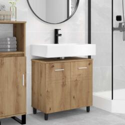 vidaXL Unitate Vanity pentru Baie Stejar Artizanal 60 x 35 x 60 cm GartenMobel Dekor (889414)