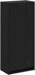 vidaXL Chiuveta de baie suspendata Stejar Negru 35 x 20 x 81 cm GartenMobel Dekor (890761)